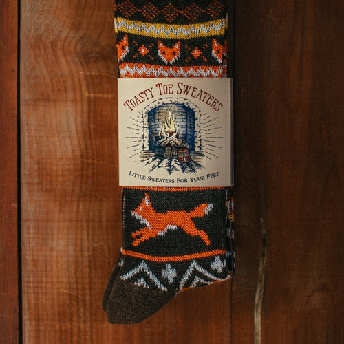 Fantastic Fox Socks by Kiel James Patrick - Kiel James Patrick - The Sherpa Pullover Outlet