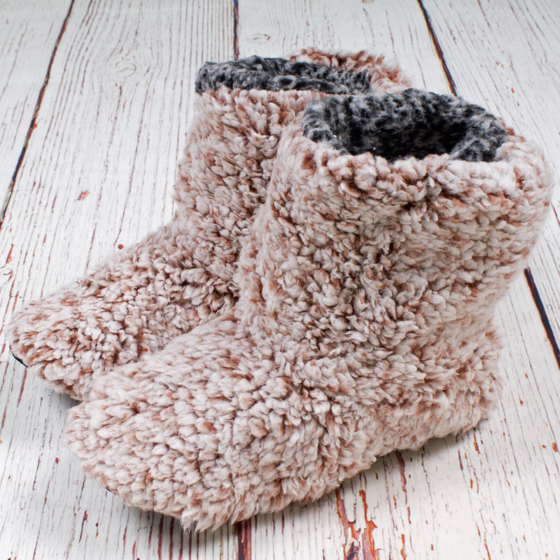 Sherpa Fleece Booties - The Sherpa Pullover Company