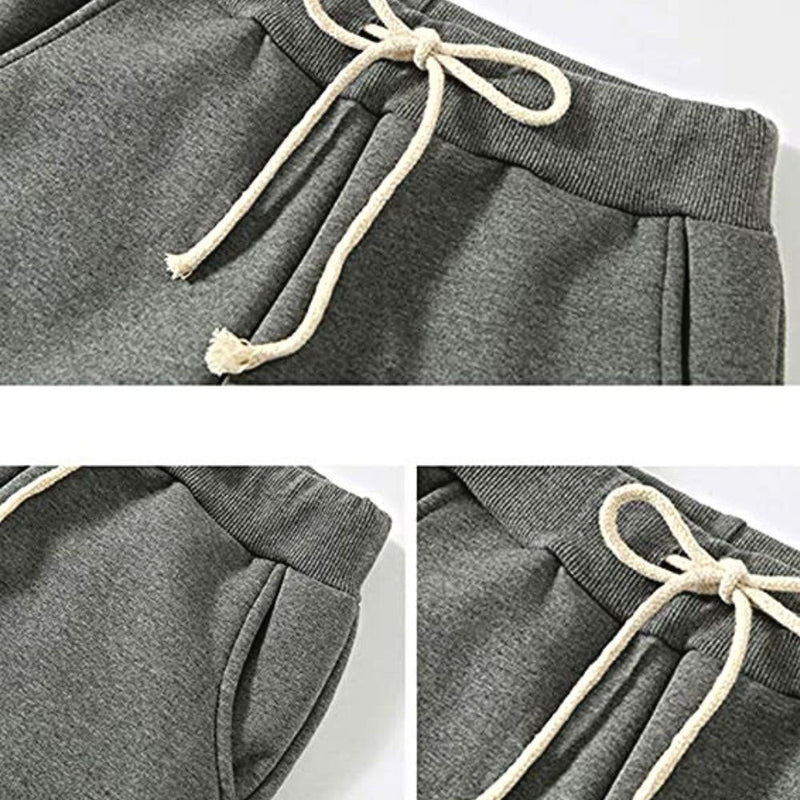 Women's Sherpa-Lined Joggers in Charcoal