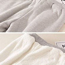 Women's Sherpa-Lined Joggers in Light Grey - The Sherpa Pullover Company