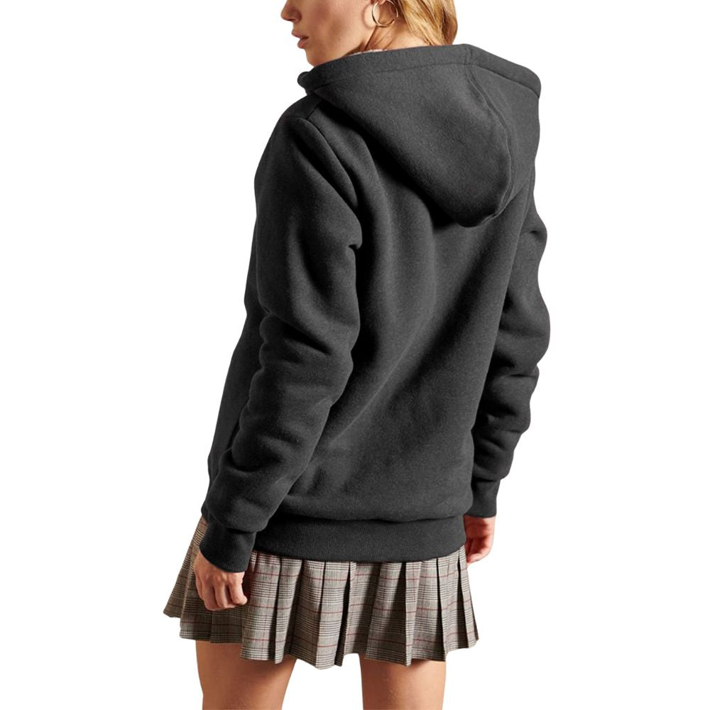 Women's Lagom Zip Hoodie in Charcoal – The Sherpa Pullover Company