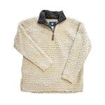 Quarter Zip Fleece Sherpa - Live Oak - The Sherpa Pullover Outlet