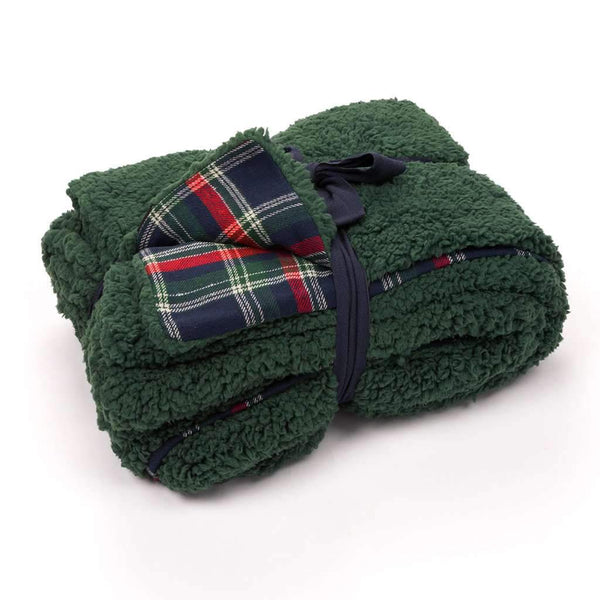 Watson Pile Sherpa Blanket - Southern Marsh - The Sherpa Pullover Outlet