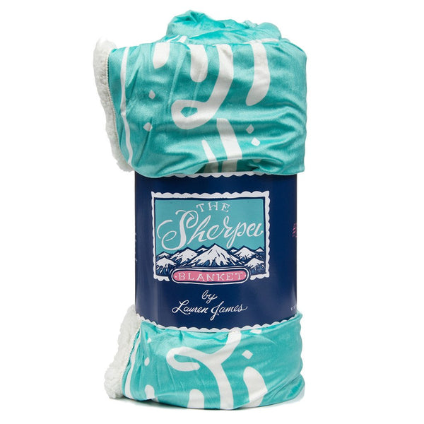 Sherpa Logo Blanket - Lauren James - The Sherpa Pullover Outlet