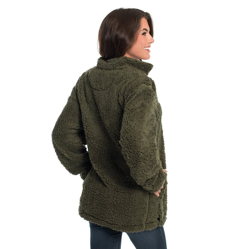 The Victoria Sherpa Pullover Jacket