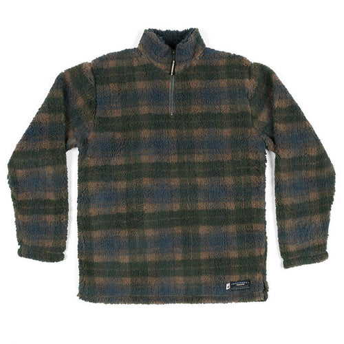 Andover Plaid Sherpa Pullover - Southern Marsh - The Sherpa Pullover Outlet