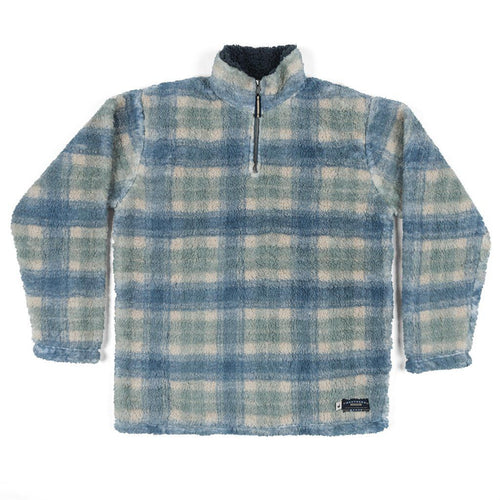 Andover Plaid Sherpa Pullover - Southern Marsh - The Sherpa Pullover Outlet