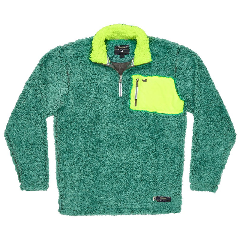 Youth Piedmont Range Sherpa Pullover - Southern Marsh - The Sherpa Pullover Outlet