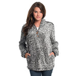 Heather Sherpa Pullover with Pockets - The Southern Shirt Co. - The Sherpa Pullover Outlet