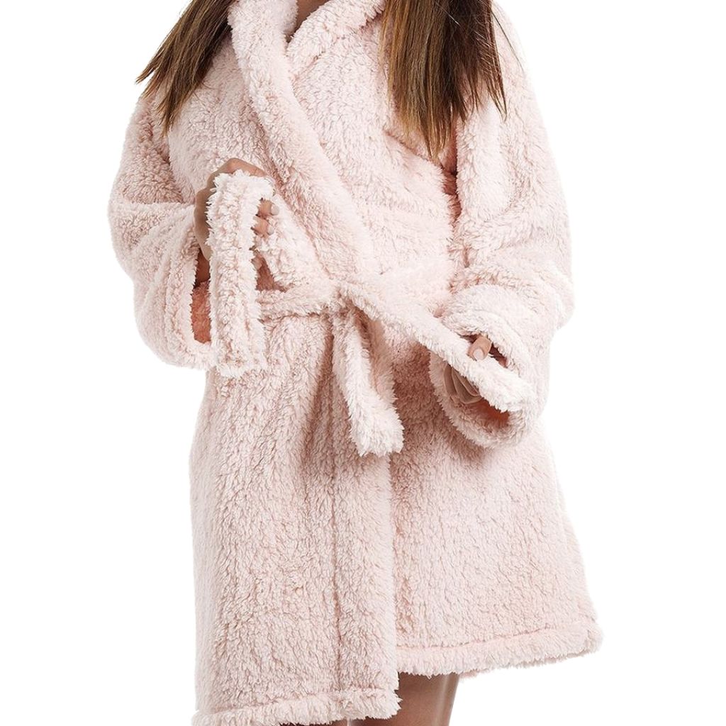 sherpa lined dressing gown PAVILIA Mens Robe, Soft Bathrobe for Men, Fleece Warm Long Plush Microfiber Shawl Collar Pocket, Bath Shower Spa (Faux Shearling Navy)
