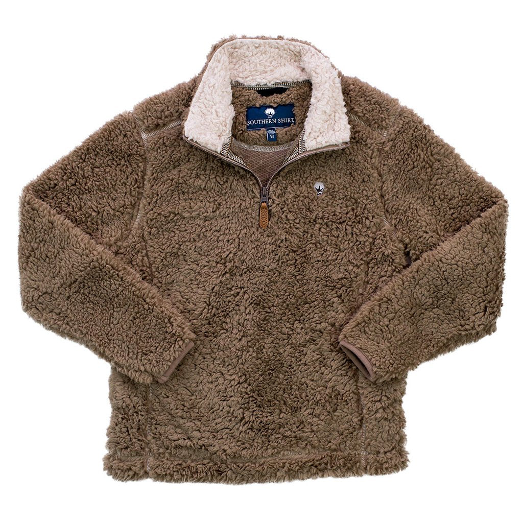 Sherpa Jacket in Oyster Gray by The Southern Shirt Co. main image 1