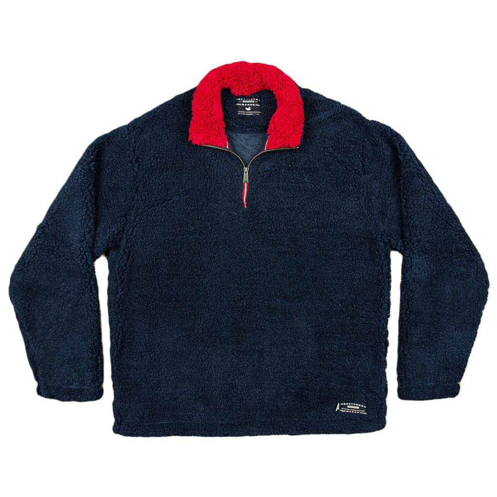 Southern Marsh Appalachian Pile Pullover 1 4 Zip Fast Shipping