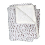 Stavanger Double Texture Sherpa Blanket by Nordic Fleece - Nordic Fleece - The Sherpa Pullover Outlet
