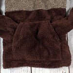 Two-Toned Kangaroo Pullover - Nordic Fleece - The Sherpa Pullover Outlet