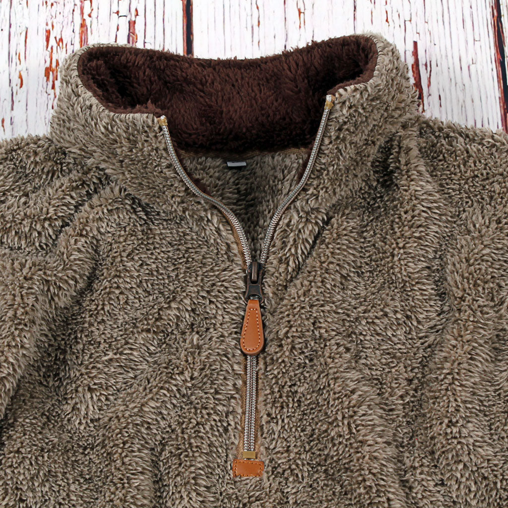 Nordic Fleece Two-Toned Kangaroo Pullover | Free Shipping – The Sherpa  Pullover Company