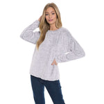 Cuddly Up Crew Shag Sherpa - Dylan - The Sherpa Pullover Outlet