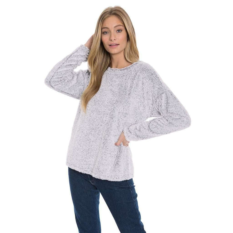 Cuddly Up Crew Shag Sherpa - Dylan - The Sherpa Pullover Outlet