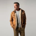 Vintage Washed Sherpa Button Jacket - True Grit - The Sherpa Pullover Outlet