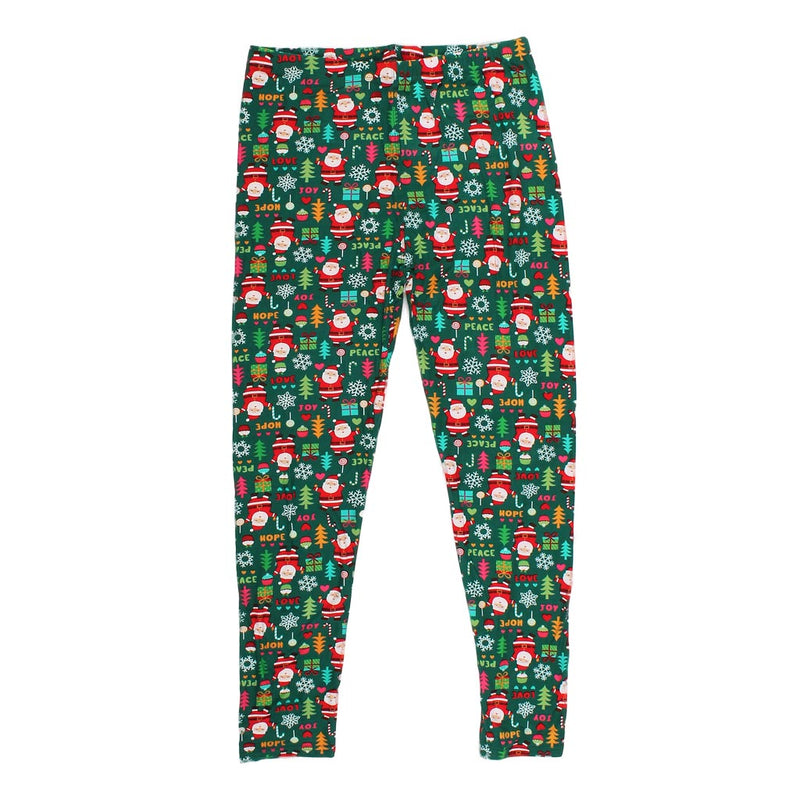 Jolly Saint Nick Leggings - Queens Designs - The Sherpa Pullover Outlet