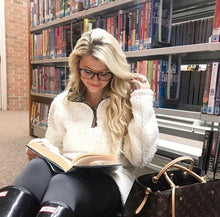 Frosty Tipped Women's Stadium Pullover - Dylan - The Sherpa Pullover Outlet