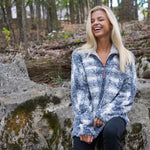 Frosty Tipped Big Plaid Pile Pullover - True Grit - The Sherpa Pullover Outlet