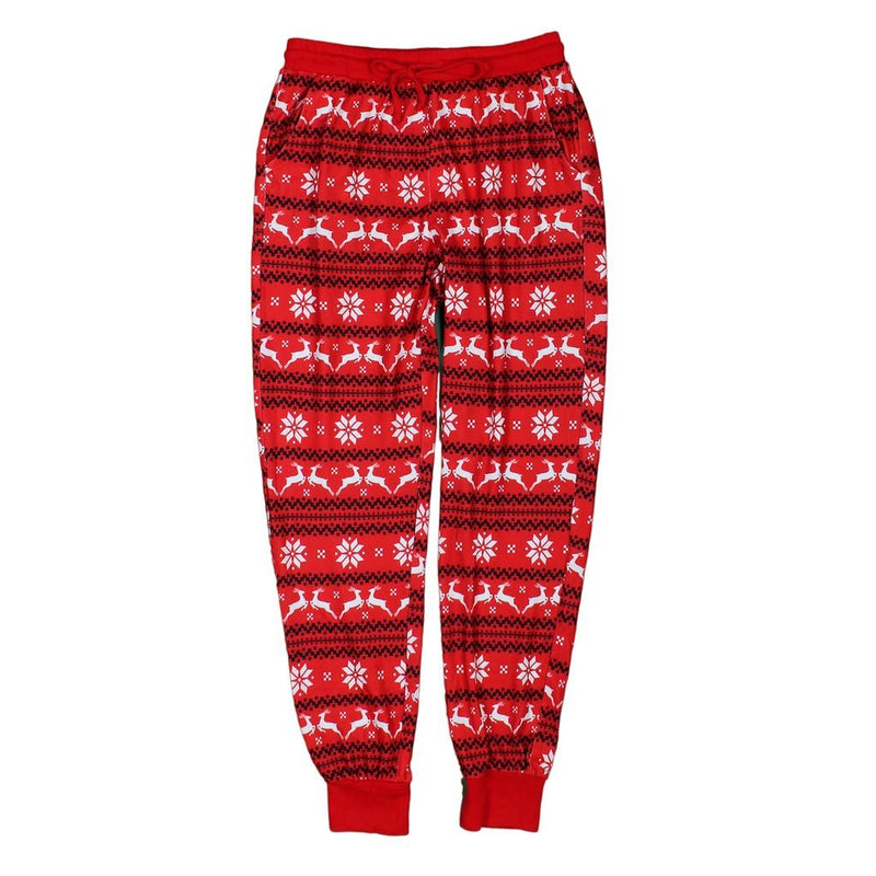 Reindeer Christmas Joggers by Nordic Fleece - Nordic Fleece - The Sherpa Pullover Outlet