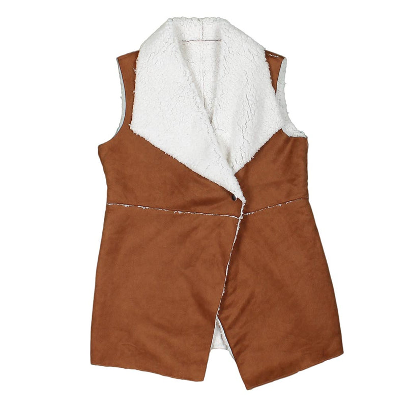 Viskan Shearling Snap Vest by Nordic Fleece - Nordic Fleece - The Sherpa Pullover Outlet