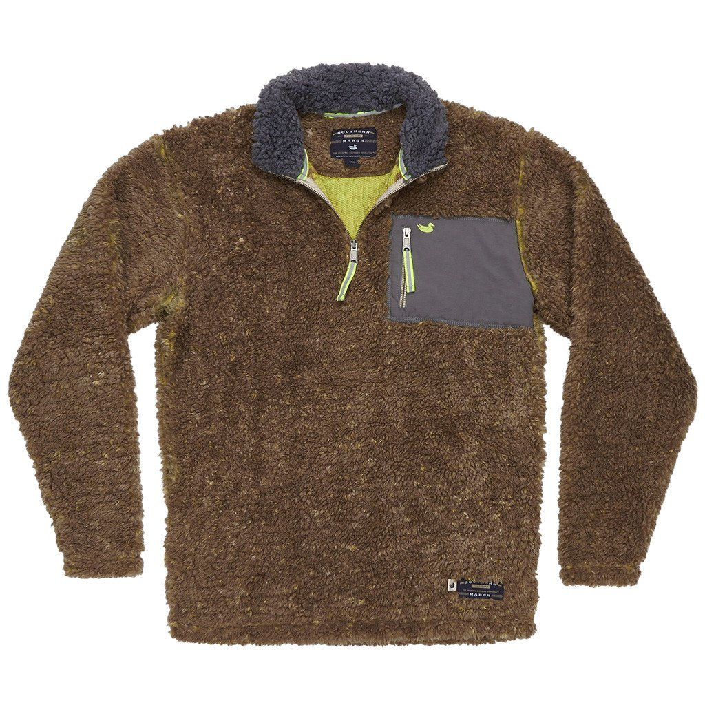 Southern marsh men's sherpa pullover on sale