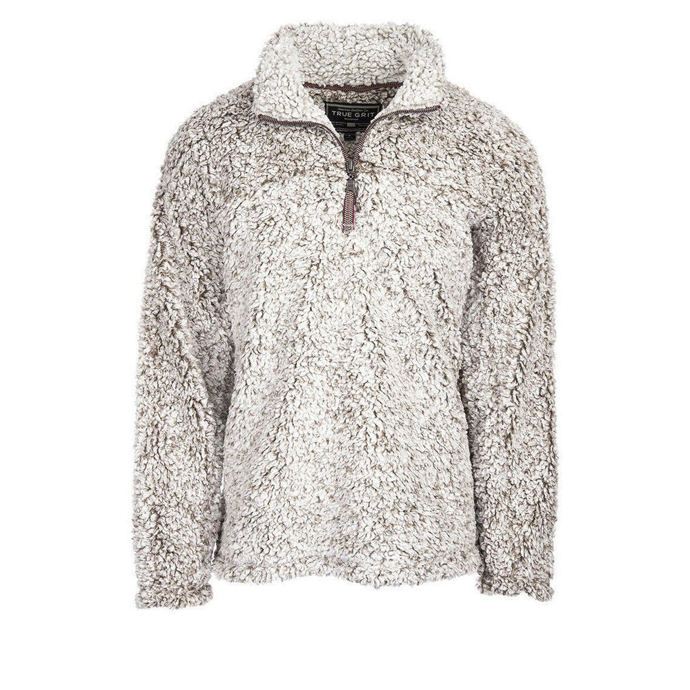 Sherpa frosty tip pullover top