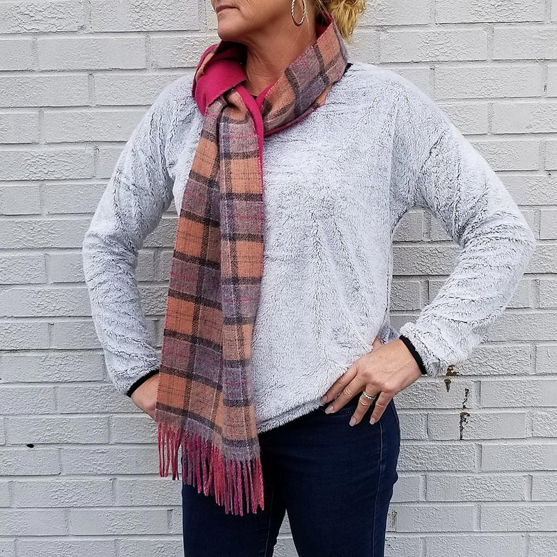 The Visby Frosty Top Sweater - Nordic Fleece - The Sherpa Pullover Outlet
