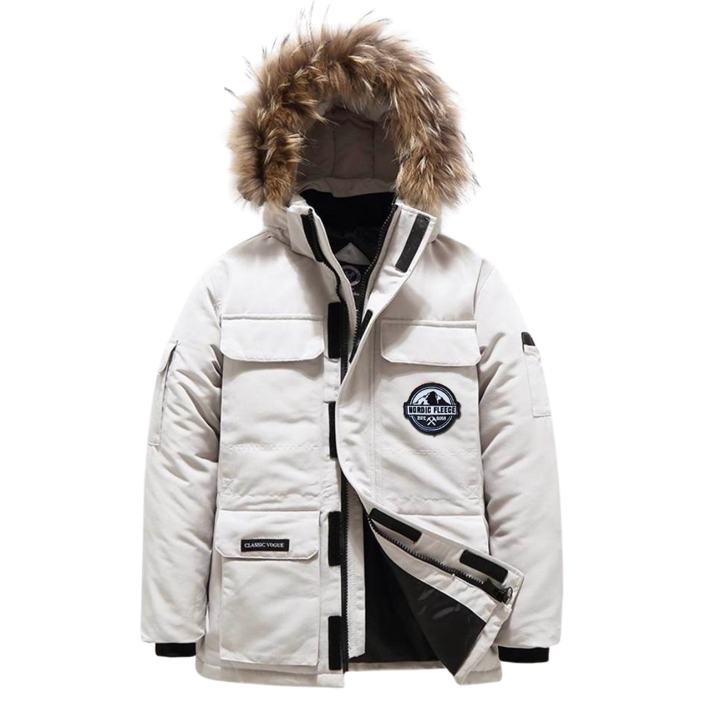 White parka coat sales womens