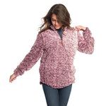 Heather Sherpa Pullover with Pockets - The Southern Shirt Co. - The Sherpa Pullover Outlet