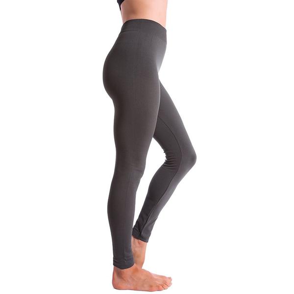 Ultra-Soft Seamless Fleece Lined Leggings in Black